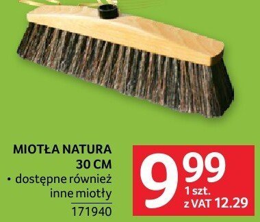 Miotła natura 30 cm promocja w Selgros