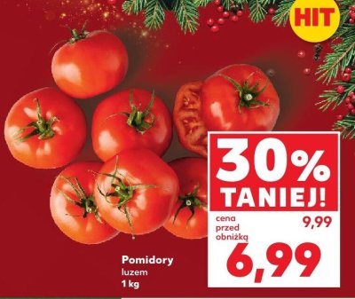 Pomidory luzem promocja w Kaufland