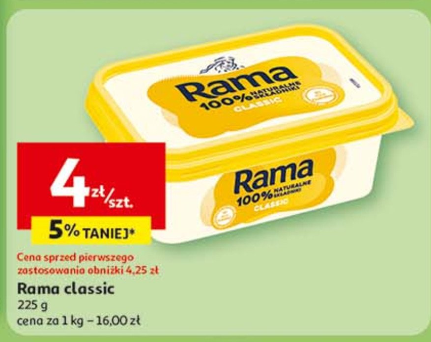 Margaryna Rama classic promocja w Auchan