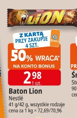 Baton Lion Nestlé promocja w Leclerc