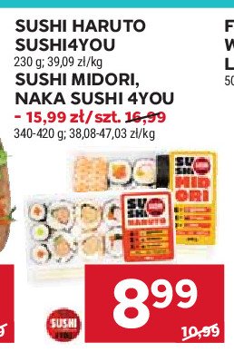 Sushi naka Sushi 4you promocja w Stokrotka