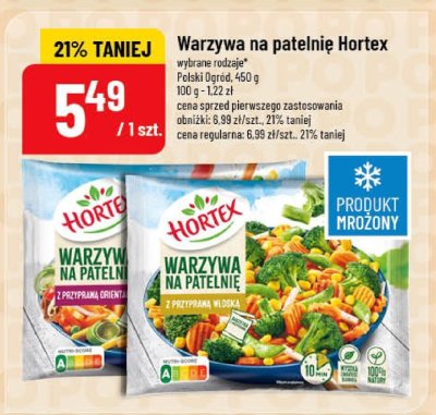 Warzywa na patelnię Hortex wybrane rodzaje promocja w POLOmarket