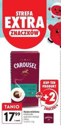 Kawa mielona CAROUSEL wybrane rodzaje promocja w Intermarche