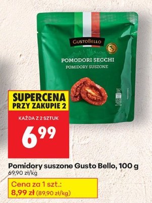 Pomidory suszone  promocja w Biedronka