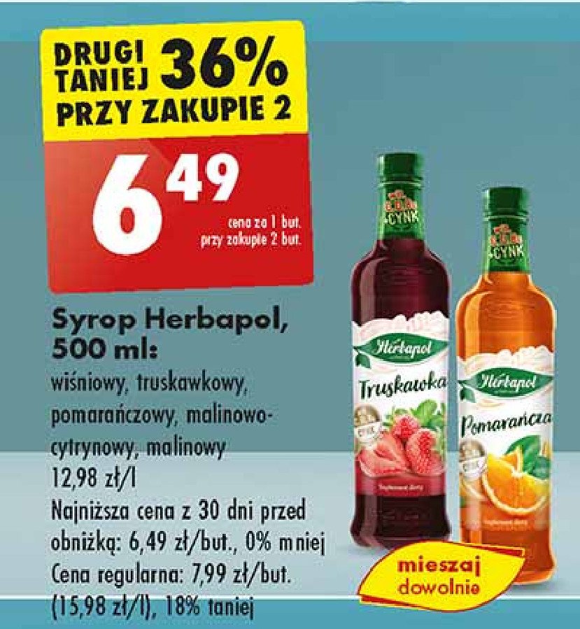 Syrop pomarańczowy Herbapol promocja