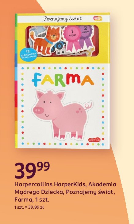 Poznajemy świat farma HARPERKIDS promocja w Rossmann