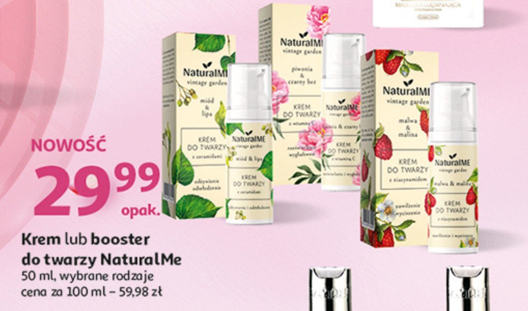 Krem do twarzy z witaminą c Naturalme promocja w Auchan