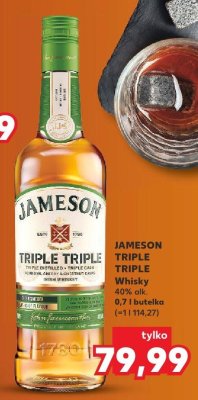 Whisky JAMESON TRIPLE TRIPLE promocja w Kaufland