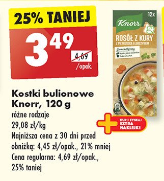 Rosół z kury z pietruszką i lubczykiem Knorr promocja