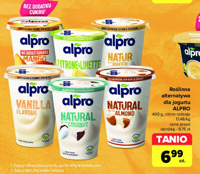 Jogurt naturalny promocja w Carrefour