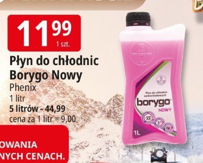 Płyn do chłodnic Borygo Nowy Phenix 1 litr promocja w Leclerc