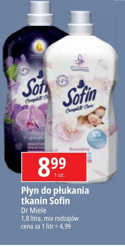 Koncentrat do płukania perfum pleasure SOFIN COMPLETE CARE promocja