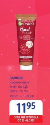 Krem do rąk regenerujący GARNIER Hand Repair promocja w Drogerie DM