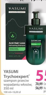 Szampon przeciw wypadaniu włosów YASUMI Trychoexpert promocja w Hebe