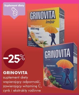 Suplement diety GRINOVITA promocja w Super-Pharm