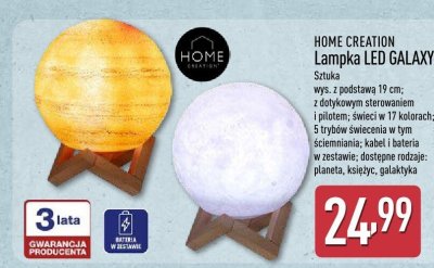 Lampka LED GALAXY  promocja w Aldi