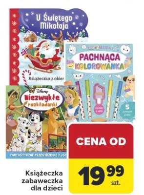 Książeczka zabaweczka dla dzieci (różne tytuły) promocja w Carrefour