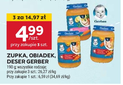 Zupka jarzynowa z cielęciną Gerber promocja