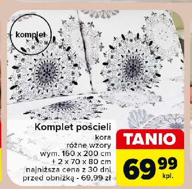 Komplet pościel 160 x 200 cm + 2 x 70 x 80 cm promocja