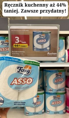 Ręcznik kuchenny Asso  promocja w Auchan