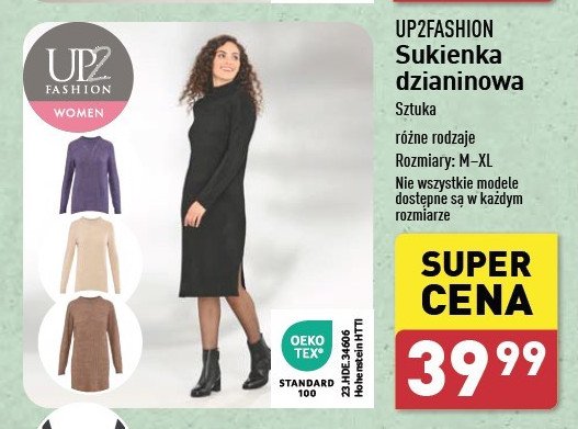 Sukienka damska dzianinowa Up2fashion promocja