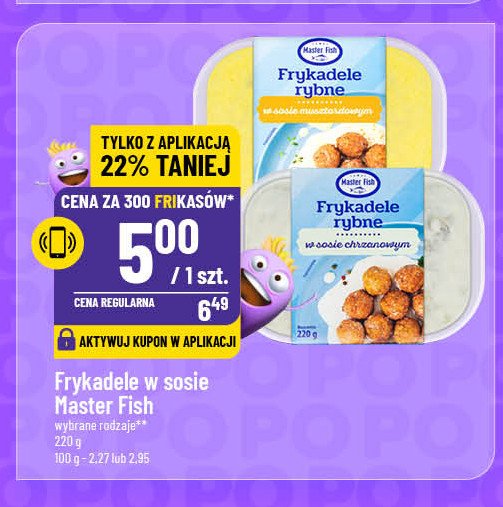 Frykadele w sosie chrzanowym Master fish promocja w POLOmarket