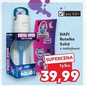 Butelka solid 500 ml game over Dafi promocja