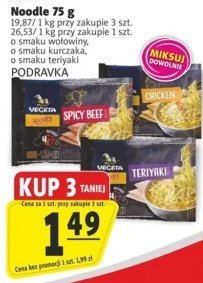 Noodle 75 g Podravka promocja w Prim Market