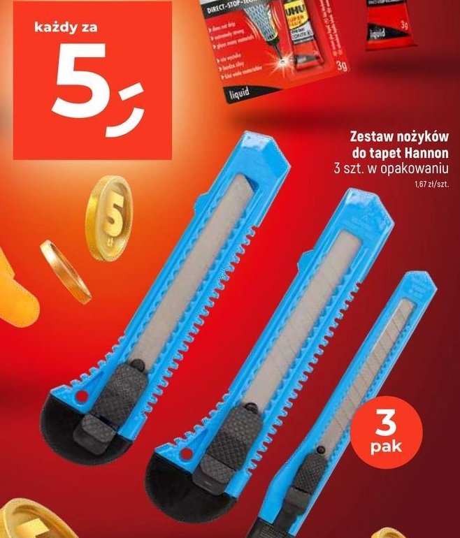 Nożyki do tapet Hannon promocja w Dealz