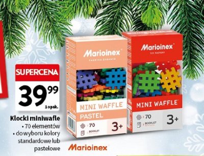 Klocki miniwafle Marioinex promocja w Intermarche