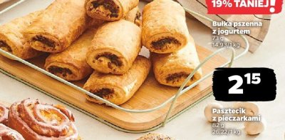 Pasztecik z pieczarkami Wypiekarnia i ciachownia promocja w Netto