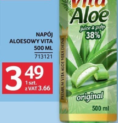 Napój aloesowy Vita Aloe 500ml promocja w Selgros