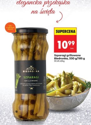 Szparagi grillowane  promocja w Biedronka