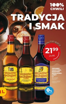 Grzaniec galicyjski miodowy promocja w Duży Ben