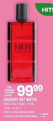Perfumy DAVIDOFF HOT WATER woda toaletowa promocja w Drogerie Natura
