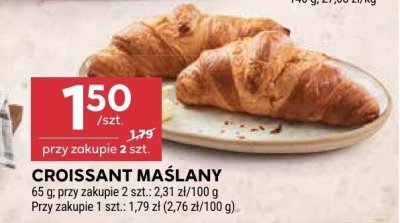 Croissant maślany promocja w Stokrotka