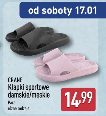 Klapki sportowe męskie CRANE promocja w Aldi