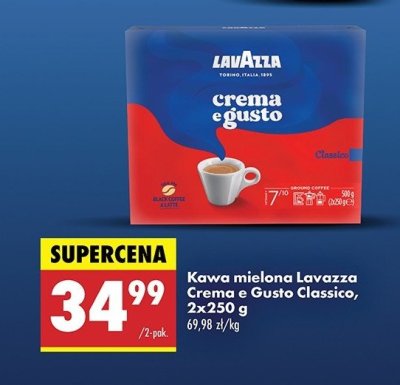 Kawa classico Lavazza crema & gusto promocja