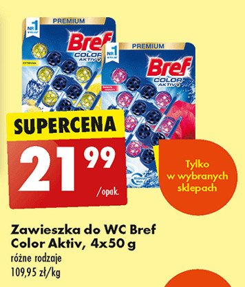 Zawieszka do wc 艣wie偶e kwiaty Bref color aktiv promocja