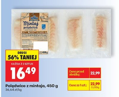 Polędwica z mintaja promocja w Biedronka