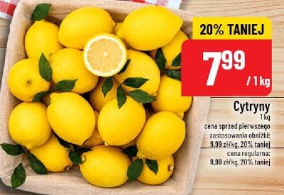 Cytryny 1 kg POLOmarket promocja w POLOmarket