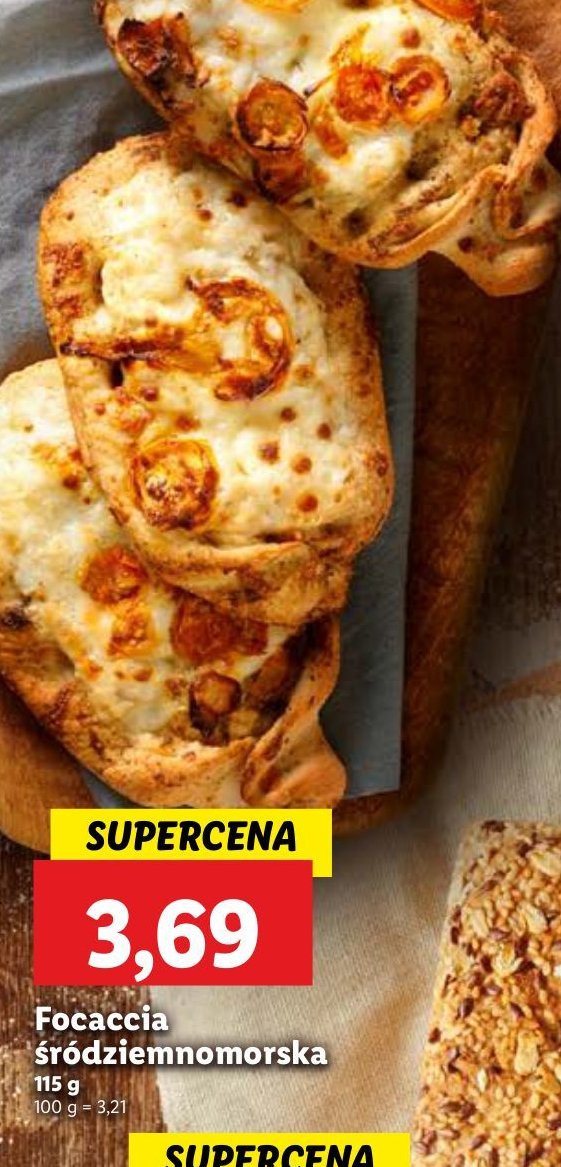 Focaccia śródziemnomorska promocja w Lidl