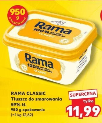 Tłuszcz do smarowania 59% tł. promocja w Kaufland