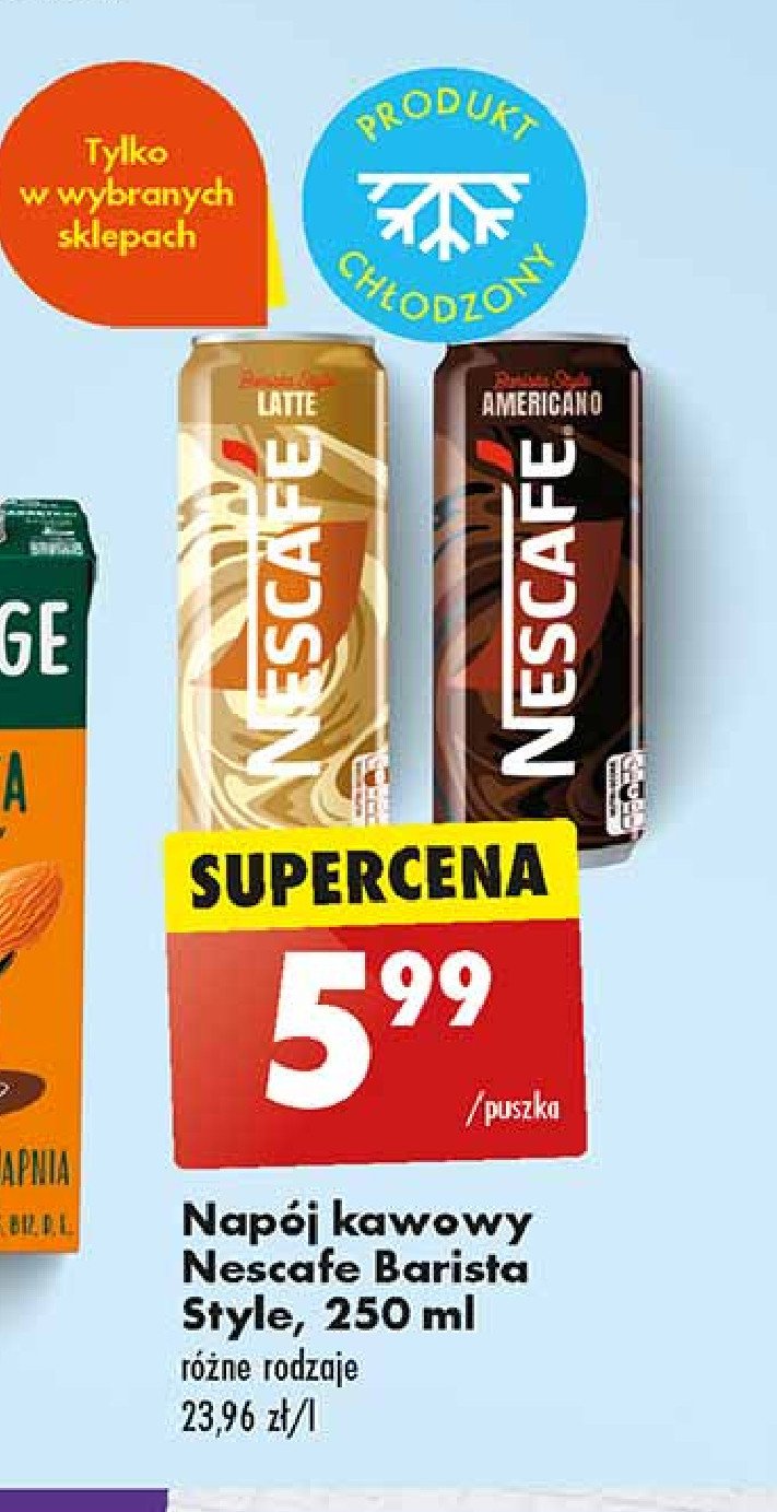 Kawa latte Nescafe barista style promocja