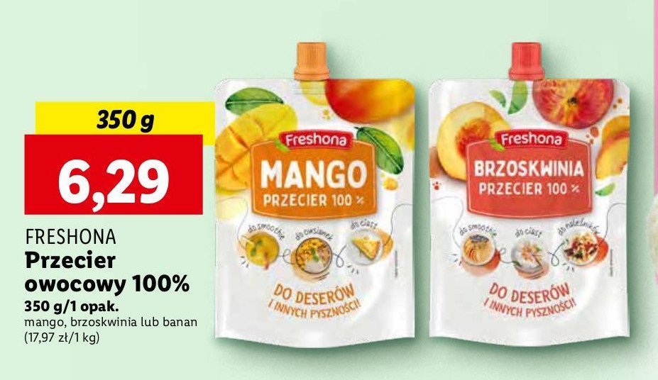 Przecier mango Freshona promocja