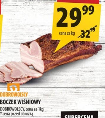 Boczek wiśniowy DOBROWOLSCY promocja w Arhelan