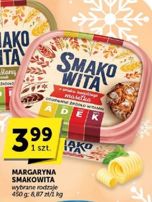 Margaryna Smakowita wybrane rodzaje promocja w Groszek