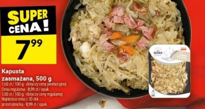 Kapusta zasmażana, 500 g promocja w Twój Market