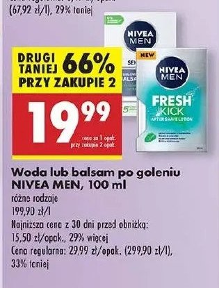 Woda po goleniu promocja