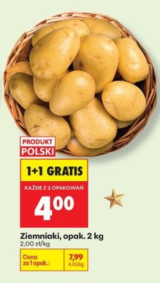 Ziemniaki, opak. 2 kg promocja w Biedronka